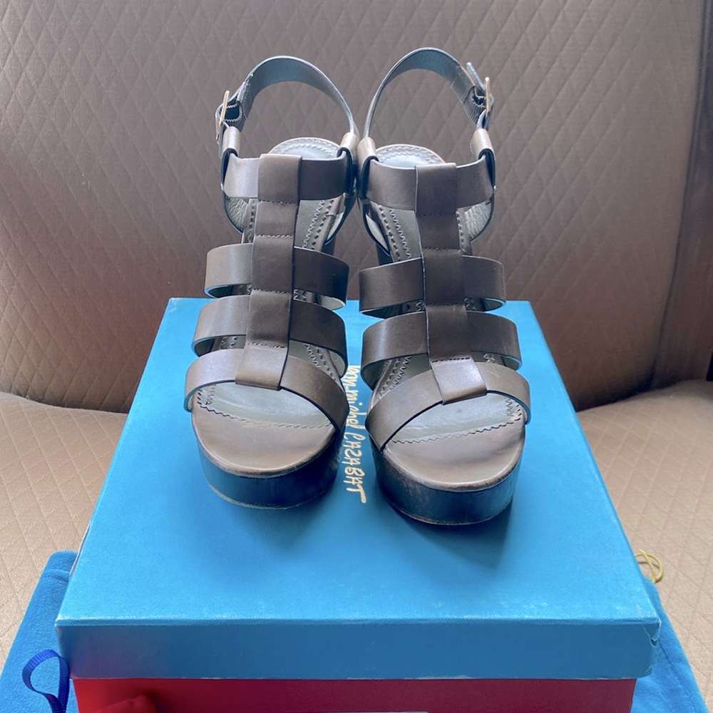 Jean-Michel Cazabat wedge sandals  - Full inclusion